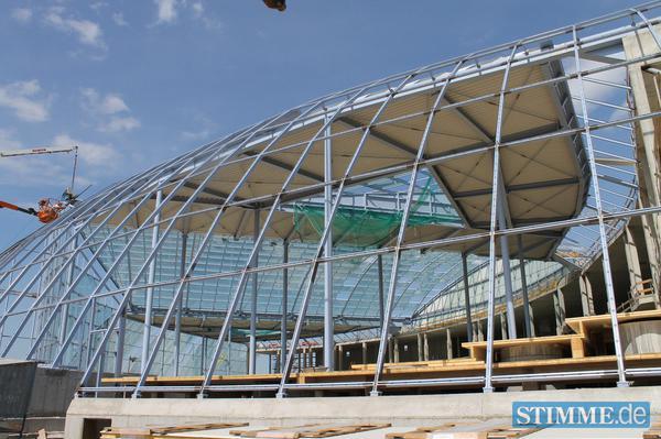 Bauarbeiten B&auml;derpark Sinsheim