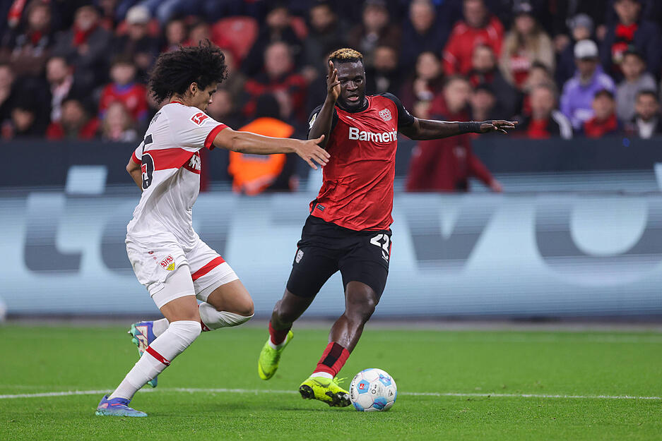 Der VfB Stuttgart verteidigte tapfer, hatte aber nur wenige Chancen.