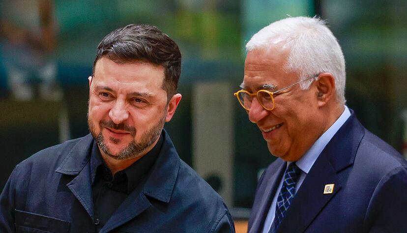 EU-Ratspr&auml;sident Costa will einen gerechten und dauerhaften Frieden in der Ukraine.