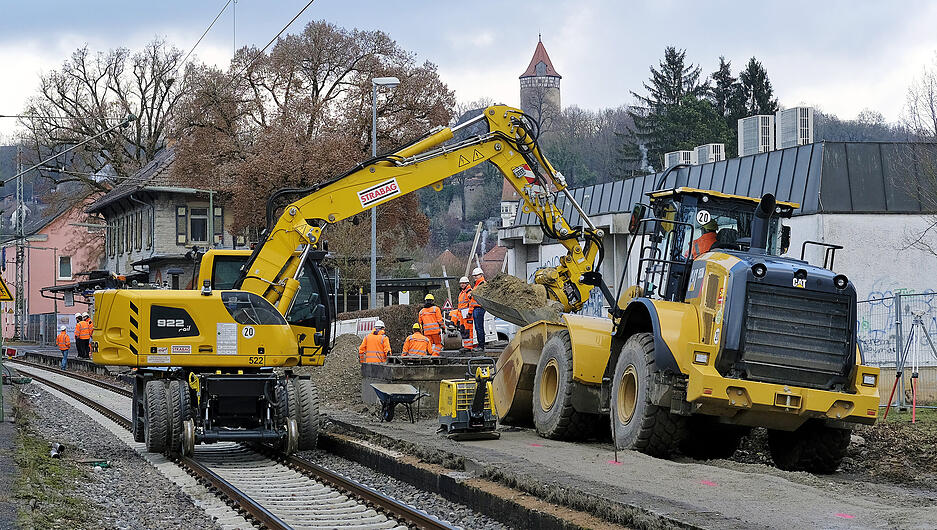 Sanierungsstart am Bahnhof Möckmühl