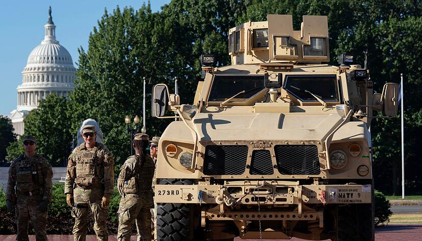 Die Nationalgarde patrouilliert in der US-Hauptstadt. (Archvivbild)