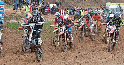 2019 fand das bislang letzte Winter-Motocross des MCC Frankenbach statt. Ein Bild, das es am Pfauenhof frühestens 2024 wieder zu sehen gibt.