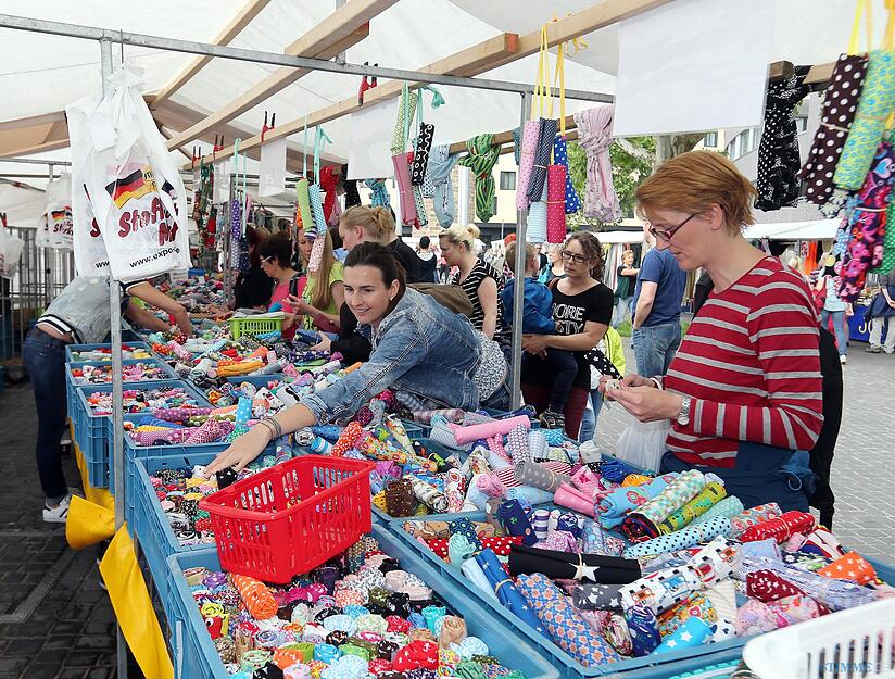 Deutsch-holl&auml;ndischer Stoffmarkt Heilbronn | 04.06.