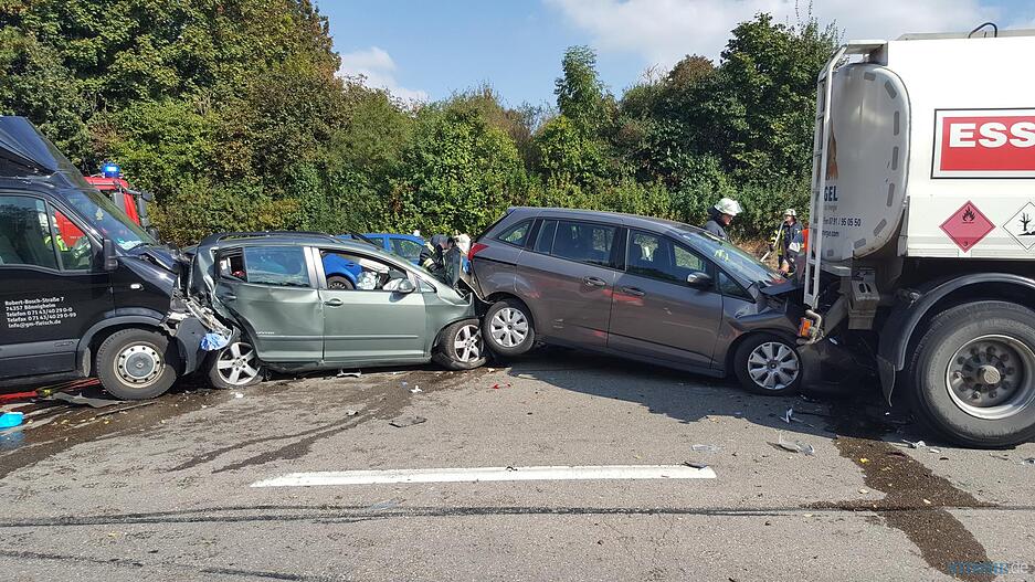 Unfall auf der B19 bei Kupferzell