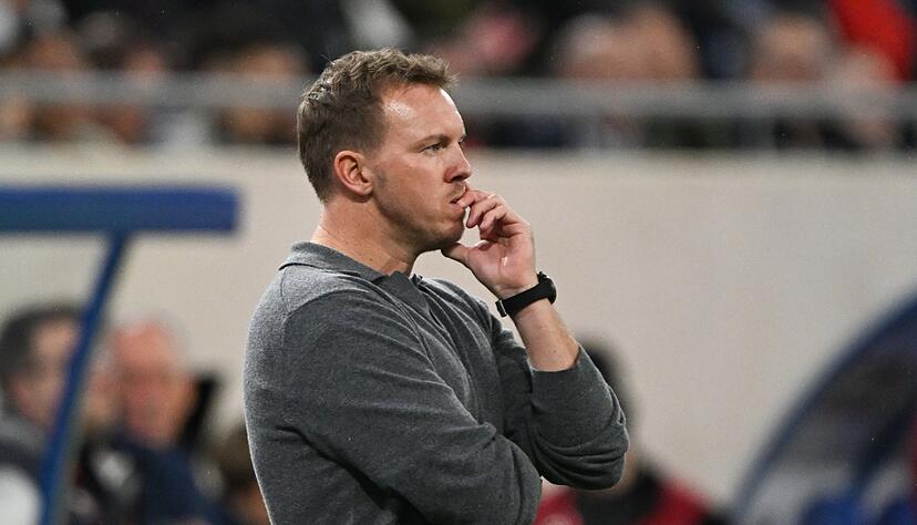 Julian Nagelsmann muss noch um die direkte WM-Teilnahme bangen. Julian Nagelsmann muss noch um die direkte WM-Teilnahme bangen.