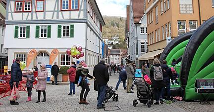 Nach und nach füllt sich am Sonntagmittag die Künzelsauer Innenstadt: Im Freien trägt kaum ein Besucher des verkaufsoffenen Sonntags Maske, in den Geschäften allerdings die meisten.
Fotos: Tamara Ludwig