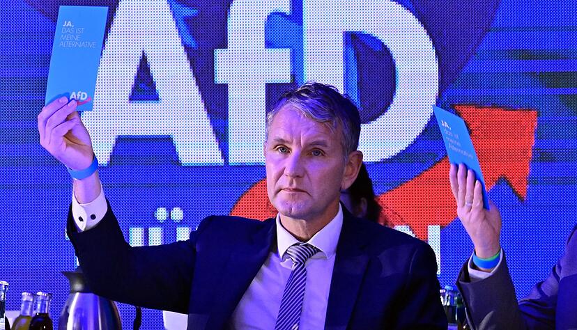 Den Th&uuml;ringer AfD-Landesverband, dessen Chef Bj&ouml;rn H&ouml;cke ist, stuft der Verfassungsschutz als gesichert rechtsextrem ein.