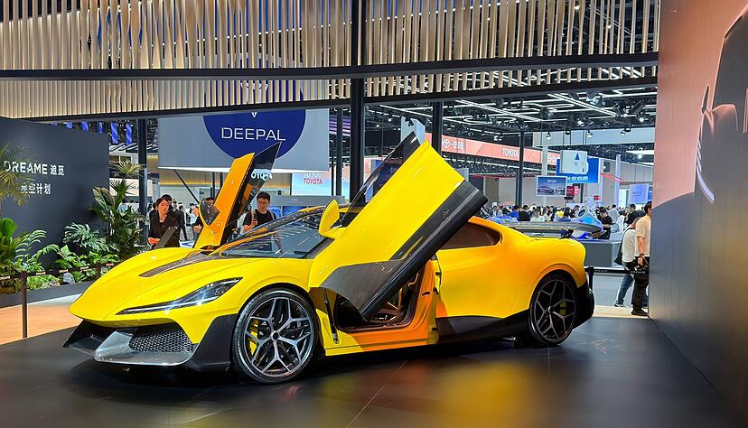 Das Konzeptfahrzeug Nebula Next 01 der Dreame-Tochter Kosmera ist ebenfalls auf der Auto China zu sehen.