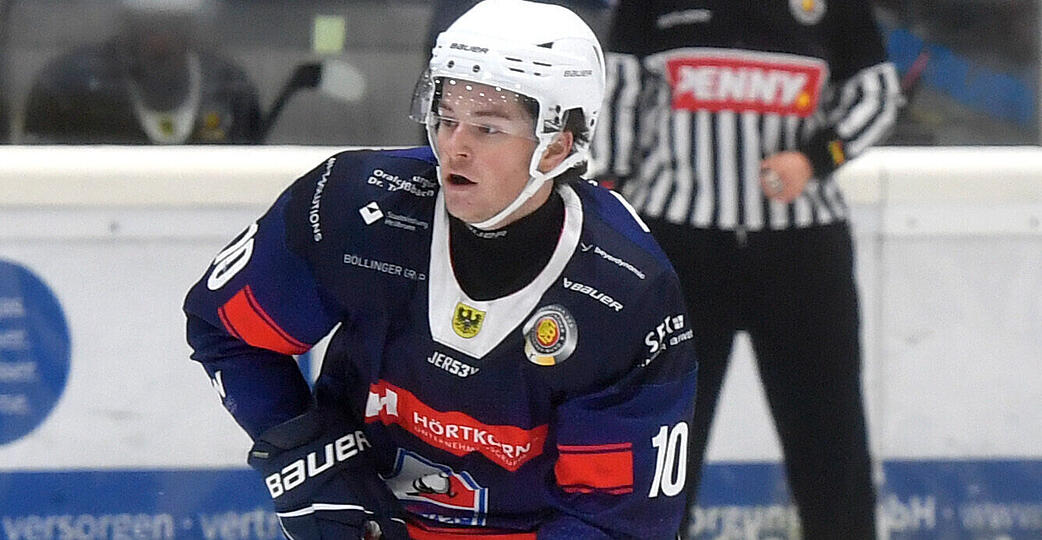 Mit zwei Treffern war Nolan Ritchie der Matchwinner für die Heilbronner Falken in Lindau.