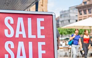 Rabatte gibt es allerorten in der Heilbronner Innenstadt.
Foto: Mario Berger