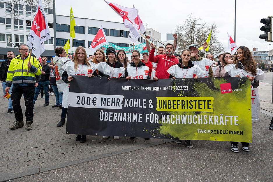 Verdi-Kundgebung in Heilbronn
