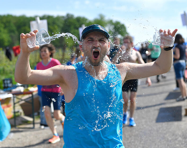 21. Trollinger Marathon - Auf der Strecke
