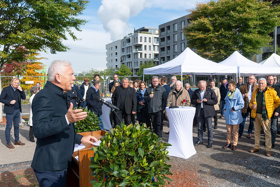 Spatenstich 2. Bauabschnitt Neckarbogen