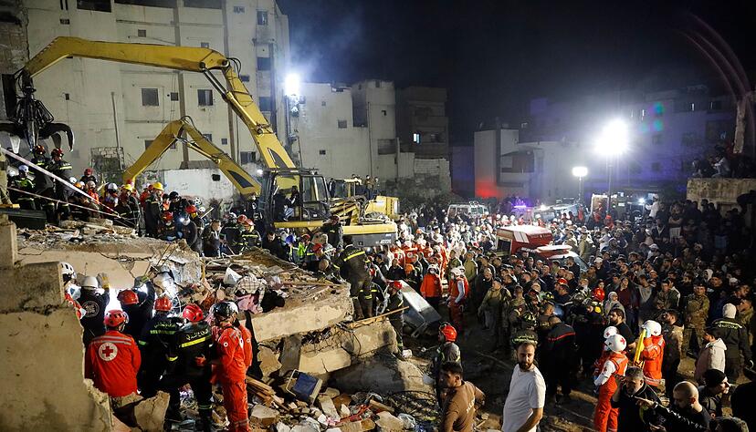Viele Gebäude im Libanon sind einsturzgefährdet. Viele Gebäude im Libanon sind einsturzgefährdet.