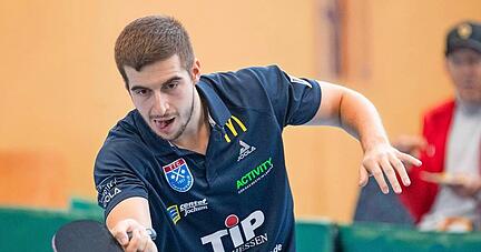 Voller Fokus: Aleksa Gacev ist einer der besten Spieler der 3. Liga Nord und verst&auml;rkt ab dem Sommer die Sport-Union Neckarsulm
Foto: imago images/Thorsten Gutschalk