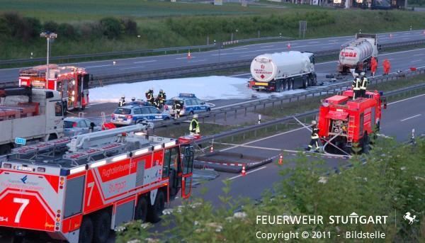 A8-Unfall bei Stuttgart | 19.05.