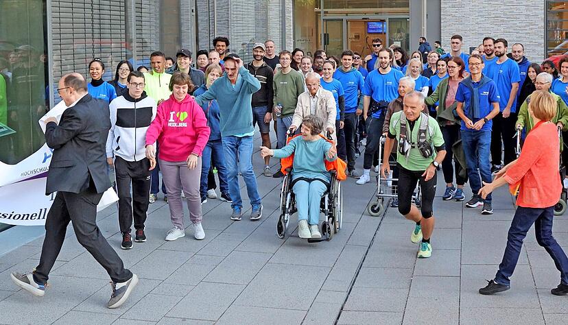 Kurz nach dem Start: Die Evangelische Stiftung Lichtenstern hat die inklusive Veranstaltung gemeinsam mit der Hochschule Heilbronn auf die Beine gestellt.