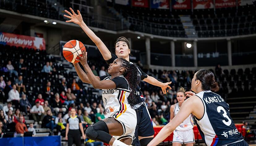Alexis Peterson f&uuml;hrte die deutschen Basketballerinnen auch gegen die Philippinen an.