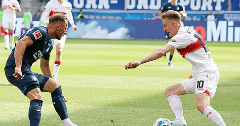 Der VfB Stuttgart holt in letzter Sekunde einen Punkt gegen die TSG Hoffenheim.