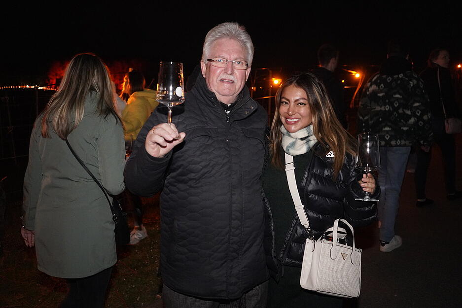 Der zweite Abend beim Rebenglühen in Bretzfeld.