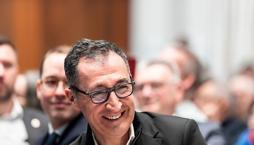 Ist er am Ende des Wahlabends der lachende Sieger? Gr&uuml;nen-Spitzenkandidat Cem &Ouml;zdemir. (Archivbild)