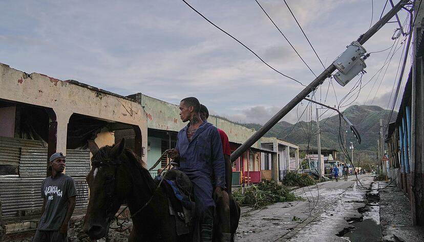 Nicht nur auf Kuba verursachte «Melissa» erhebliche Schäden. Nicht nur auf Kuba verursachte «Melissa» erhebliche Schäden.