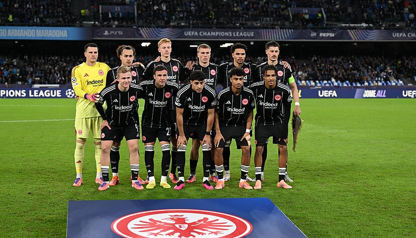 Eintracht Frankfurt erkämpfte sich in Neapel einen Punkt.