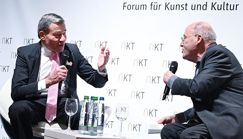 Wolfgang Grupp Senior ist einer Einladung von Gregor Gysi (Linke) nach T&uuml;bingen gefolgt.