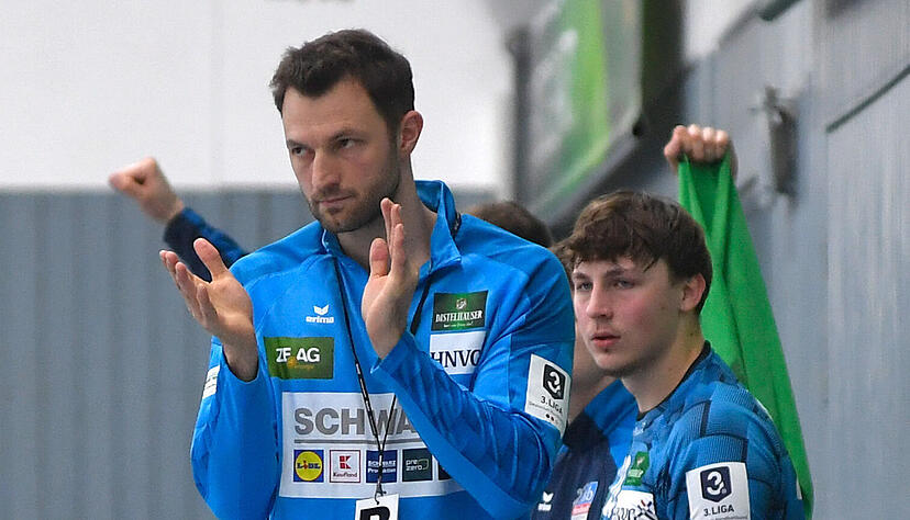 TSB-Trainer Oliver He&szlig; ist beim Spiel am Samstagabend dabei.