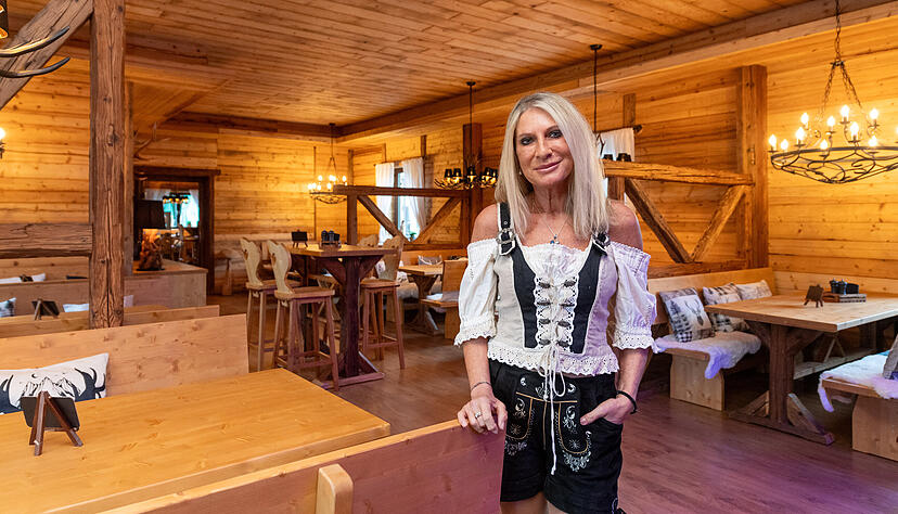 Peggy Friedel ist Betriebsleiterin von Carles Wirtshaus, einer neuen Eventgastronomie in Heilbronn.