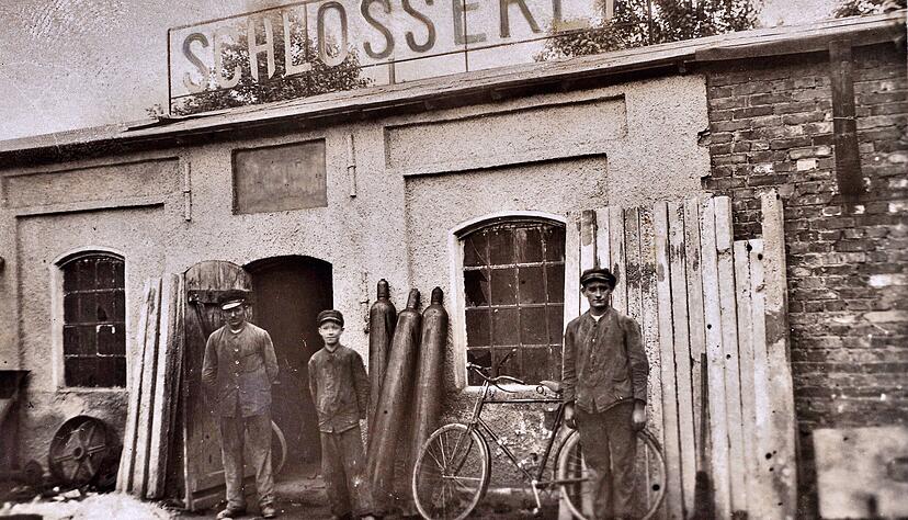 Mit dieser Schlosserei in Weinsberg begann 1925 die Erfolgsgeschichte von Vollert.