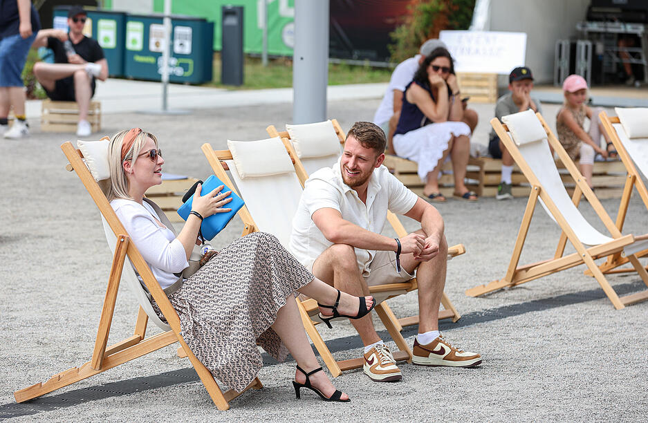 Bereits zum Auftakt am Samstagmittag erlebt das Heilbronner KI-Festival einen Besucherandrang.