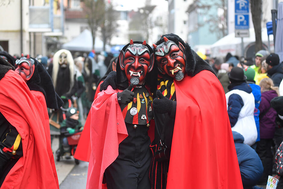Aufw&auml;ndige Kost&uuml;me gab es beim Brackenheimer Faschingsumzug zu bestaunen. Zahlreiche Zuschauer s&auml;umten beim n&auml;rrischen Treiben die Stra&szlig;en.