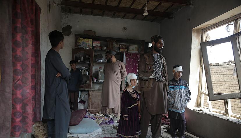Schon in den letzten Tagen wurden H&auml;user in Kabul bei pakistanischen Luftangriffen besch&auml;digt. (Archivbild)
