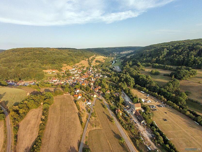 Luftaufnahmen Gassenfest Eberbach