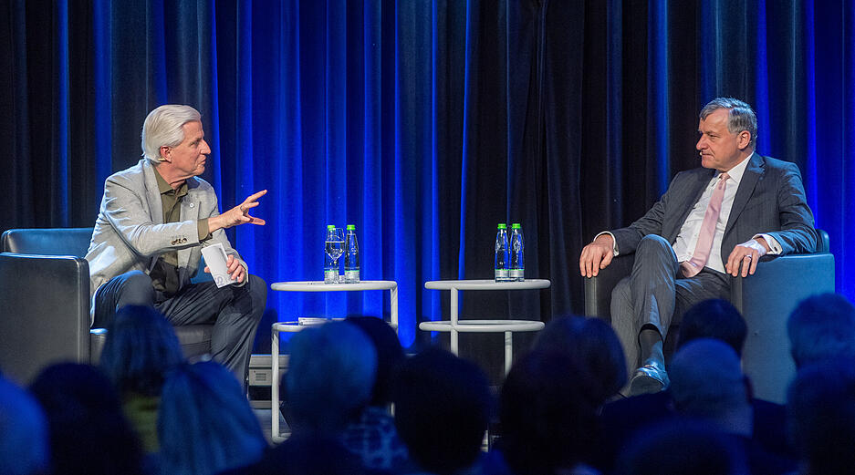 Hans-Ulrich R&uuml;lke beim Stimme-Wahlcheck: Bilder vom Event in Heilbronn