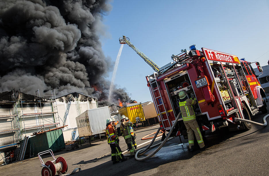 Gro&szlig;brand in Remseck