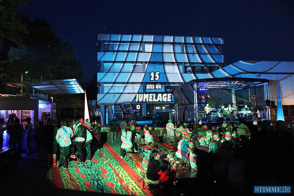 Das Blaue Fest, 25-j&auml;hrige St&auml;dtepartnerschaft Bad Friedrichshall mit St. Jean Le Blanc