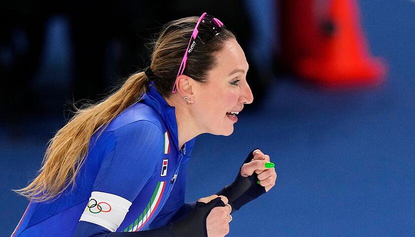 Die Italienerin Francesca Lollobrigida gewann &uuml;ber 5.000 Meter ihre zweite Goldmedaille bei diesen Spielen.