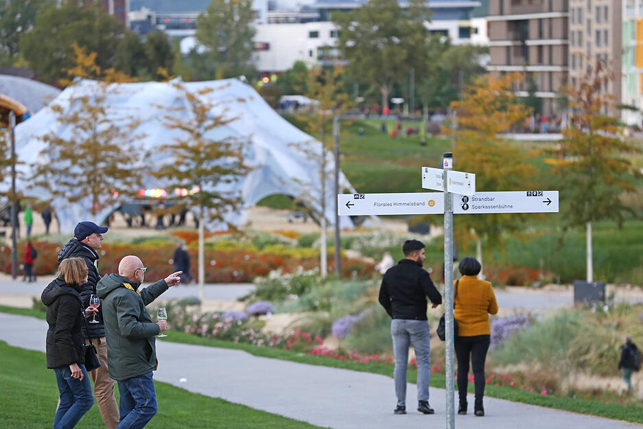 BUGA Bundesgartenschau Heilbronn, vorletzter Tag