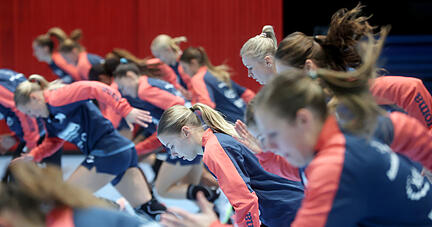 Showtraining der Neckarsulmer Handballerinnen