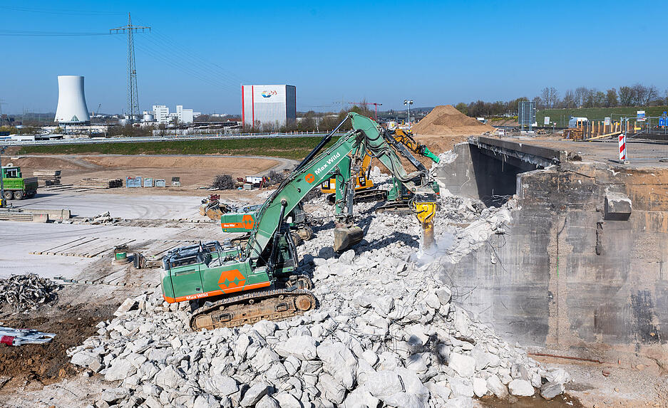 Br&uuml;ckenabriss A6/B27