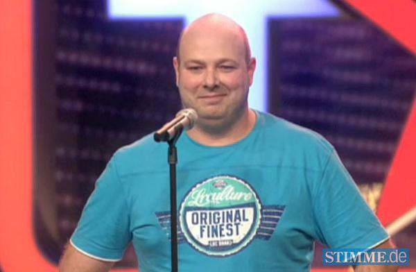 Sven Müller bei seinem Auftritt in der RTL-Sendung »Das Supertalent«.