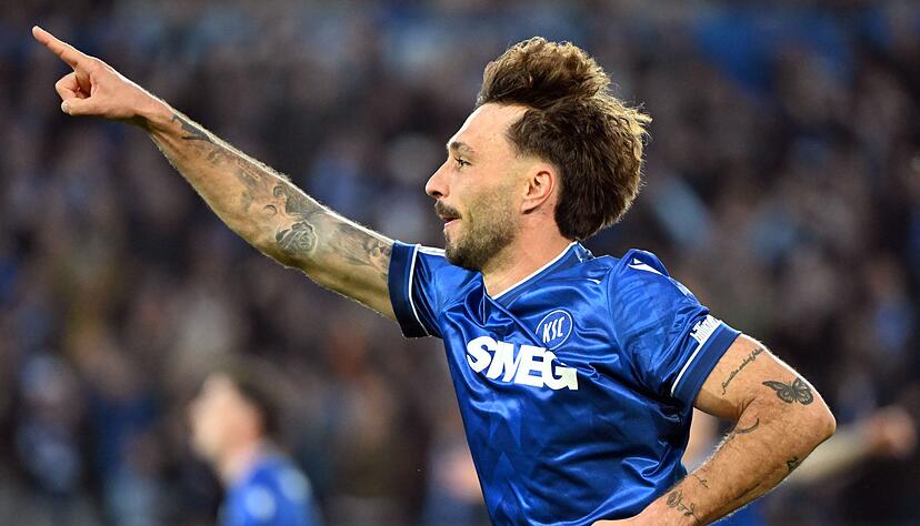 Schie&szlig;t k&uuml;nftig keine Tore mehr f&uuml;r den KSC: Fabian Schleusener. (Archivbild)