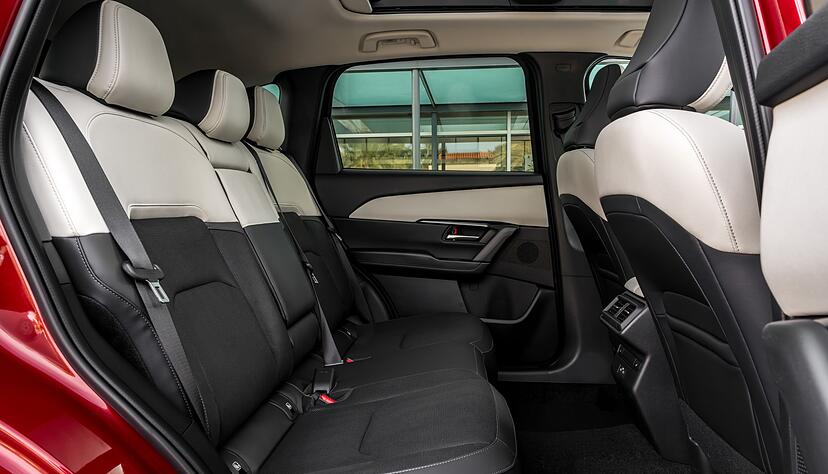 Platz da! Der Tester lobt den Zugewinn an Raum f&uuml;r die Besatzung des japanischen SUV.