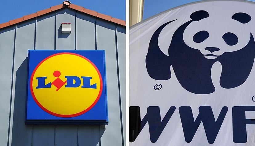Der Discounter Lidl weitet seine Kooperation mit dem WWF aus. Der Discounter Lidl weitet seine Kooperation mit dem WWF aus.