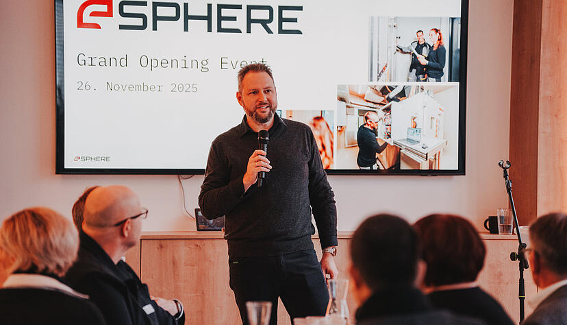 Vor etwas mehr als einem Jahr hat Stefan Sommer als Standortleiter die Investitionen von Valmet in Bad Friedrichshall vorgestellt. Nun er&ouml;ffnete er als Gesch&auml;ftsf&uuml;hrer sein Familienunternehmen Electric Sphere.