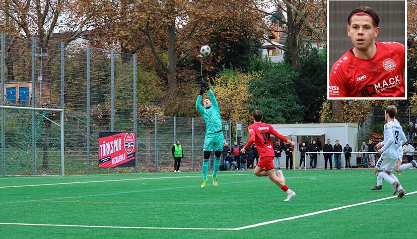 Mert Okars siebtes Saisontor für Türkspor Neckarsulm ist eine Augenweide.