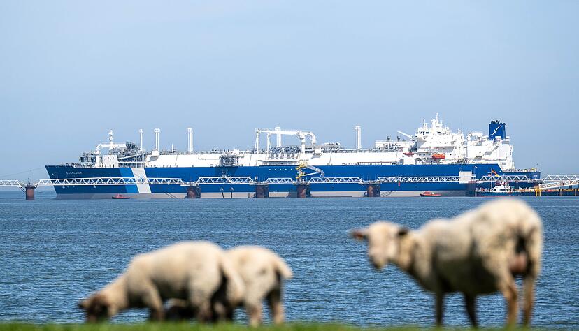 Das Spezialschiff «Excelsior» hat als schwimmendes LNG-Terminal Ende August den kommerziellen Betrieb aufgenommen. (Archivbild) Das Spezialschiff «Excelsior» hat als schwimmendes LNG-Terminal Ende August den kommerziellen Betrieb aufgenommen. (Archivbild)