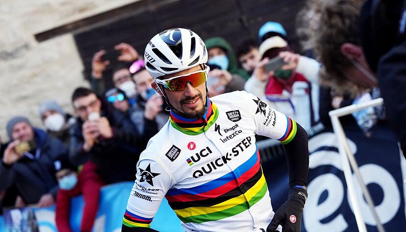 Musste für Mailand-Sanremo passen: Weltmeister Julian Alaphilippe. Musste für Mailand-Sanremo passen: Weltmeister Julian Alaphilippe.